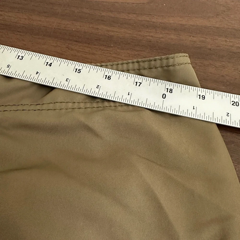 Billabong Board Shorts Olive Green Logo VTG Y2K Cargo Pockets Surfing Men 38